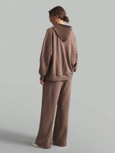 Ontre 2pcs Women Hoodie Sweatshirt And Pants Casual Suit, School Outfit, Autumn/Winter